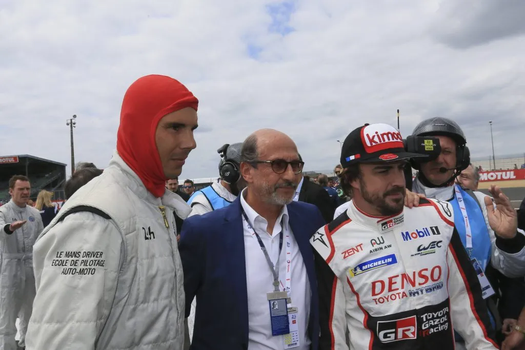 Rafael Nadal junto a Fernando Alonso (IMAGO)