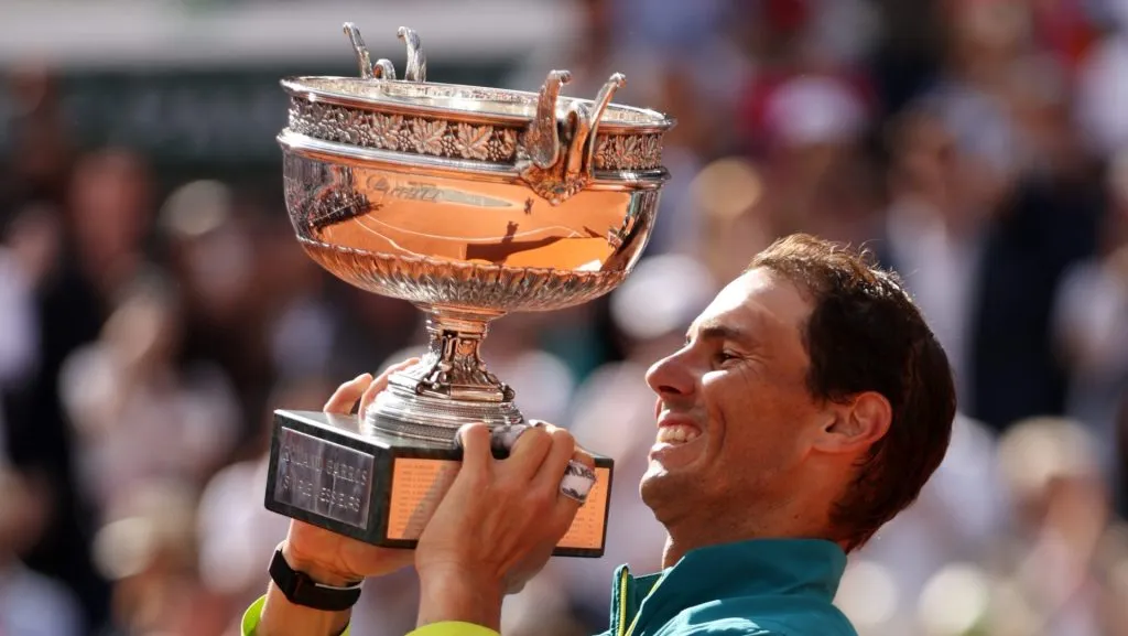 Rafael Nadal se retira como el rey de Roland Garros con 14 títulos y siendo el más ganador de la historia. (GETTY IMAGES)