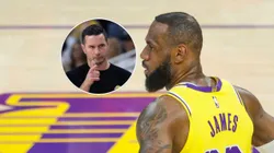 JJ Redick y LeBron James.