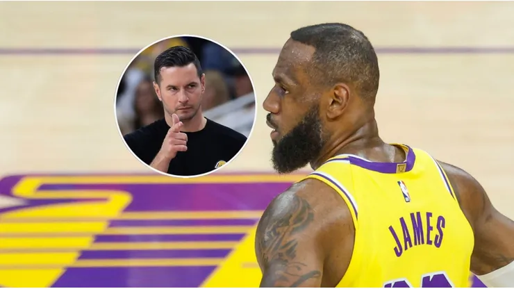 JJ Redick y LeBron James.