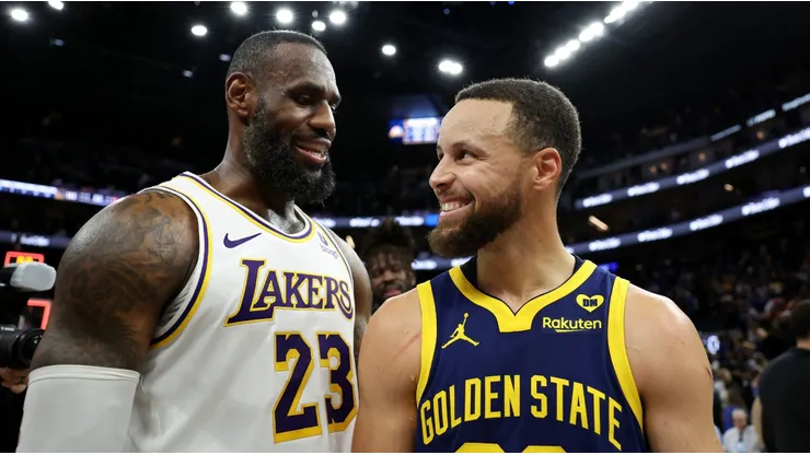 LeBron James y Stephen Curry.