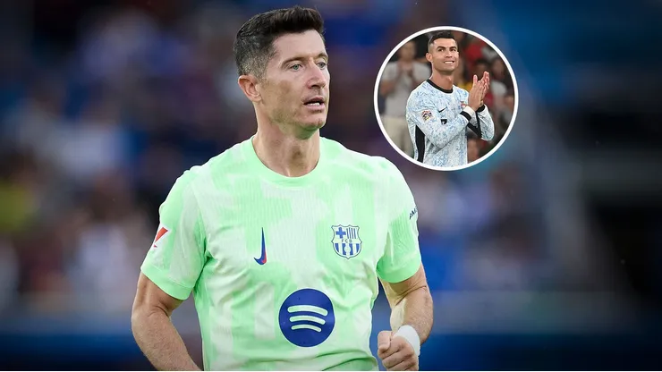 Robert Lewandowski y Cristiano Ronaldo se enfrentan este sábado