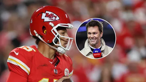 Patrick Mahomes y Tom Brady.