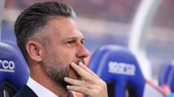 Demichelis, en la cuerda floja a muy poco de llegar.