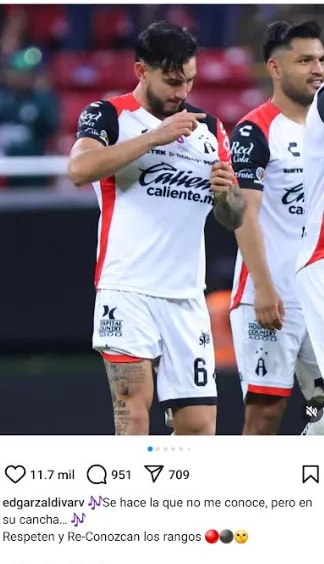 La publicación de Édgar Zaldívar. (Captura de pantalla)