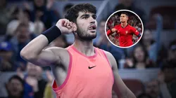 Carlos Alcaraz le hizo un guiño a Cristiano Ronaldo