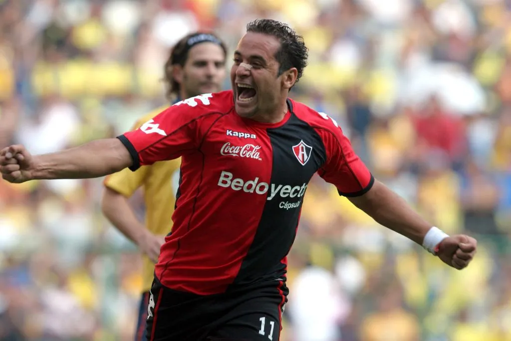 Daniel Osorno celebra un gol con Atlas (IMAGO)