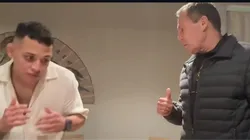 Julio César Chávez estuvo con Lazy Boy Rodríguez y le dio consejos para boxear mejor.