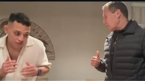 Julio César Chávez estuvo con Lazy Boy Rodríguez y le dio consejos para boxear mejor.
