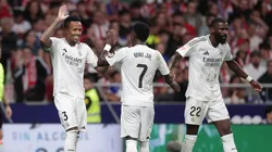 Los jugadores de Real Madrid, a puro festejo.