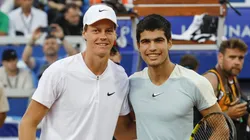 Carlos Alcaraz y Jannik Sinner en la única final que jugaron