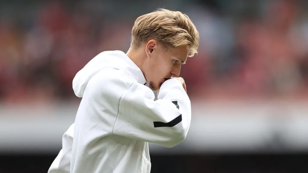Martin Odegaard, afuera del Arsenal – PSG de Champions [Foto: Getty]