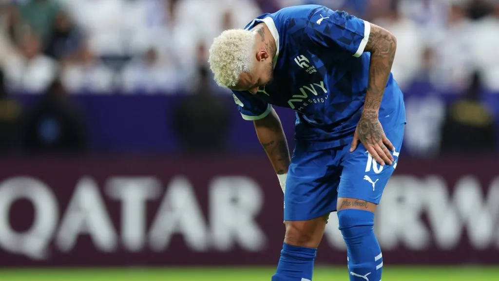 Neymar se lesionó con Al-Hilal