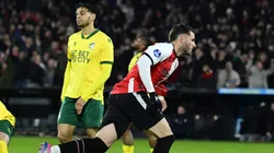 El golazo de Santiago Giménez para evitar la derrota del Feyenoord