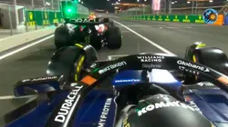 Checo Pérez tuvo una pésima largada en el Sprint del GP de Qatar