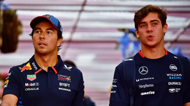 Checo Pérez y Franco Colapinto