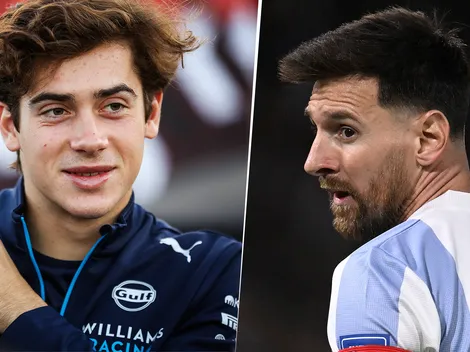 Colapinto sorprendió al compararse con Messi: "Tengo algo parecido"