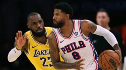 LeBron James y Paul George.