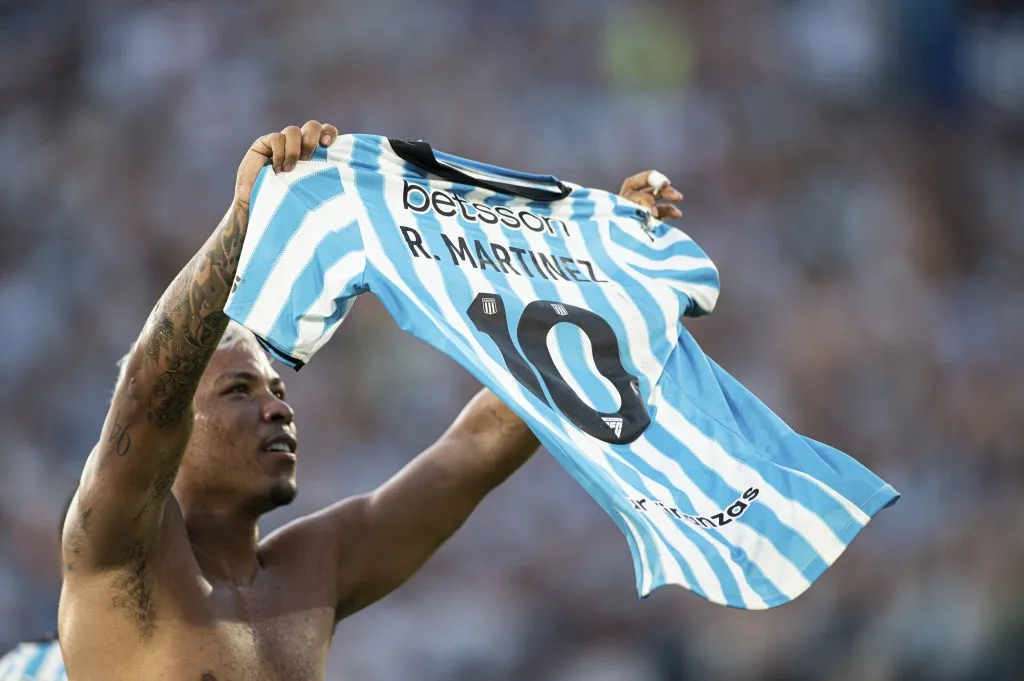 Roger Martinez liquidó el partido para Racing ante Cruzeiro. [Foto IMAGO]