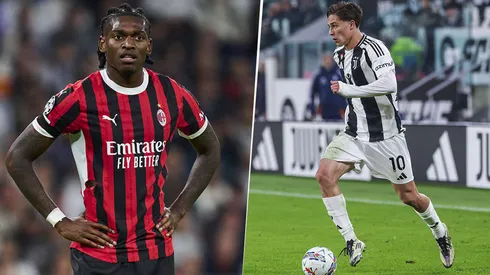 Milan y Juventus se enfrentan por la Serie A