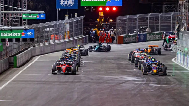 Parrilla de salida del Gran Premio de Las Vegas 2024