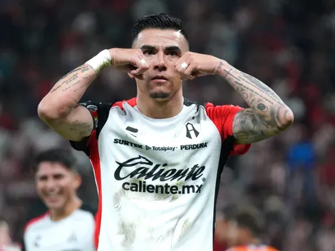 El gesto de Luis Reyes a la afición de Chivas en el festejo