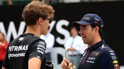 George Russell y Checo Pérez sufrieron lo mismo en la FP2 del GP de Las Vegas