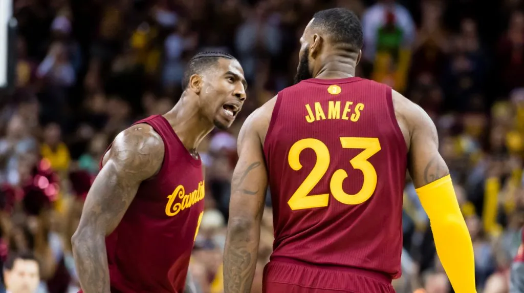 Iman Shumpert y LeBron James. (Foto: Getty Images)
