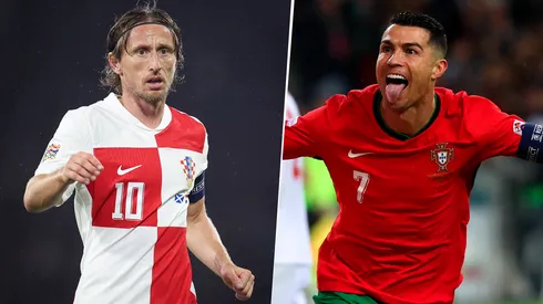 Las alineaciones de Croacia vs. Portugal