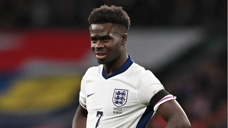 Bukayo Saka no juega ante Irlanda