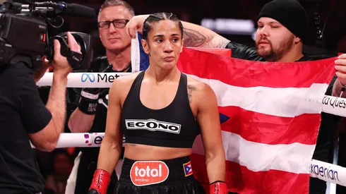 Amanda Serrano terminó muy herida en su duelo vs. Katie Taylor.