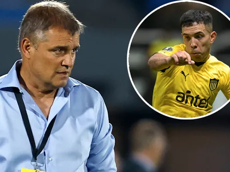 La palabra del DT de Peñarol sobre el futuro de Leo Fernández