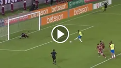 Vinicius Jr erró un penal en el partido entre Brasil y Venezuela