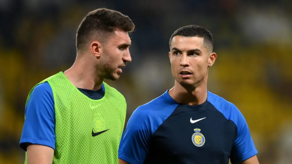 Aymeric Laporte y Cristiano Ronaldo, juntos en Al Nassr [Foto: Getty]