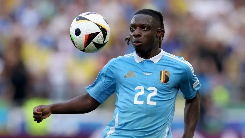 Jeremy Doku no estará ni en el banco ante Italia [Foto: Getty]