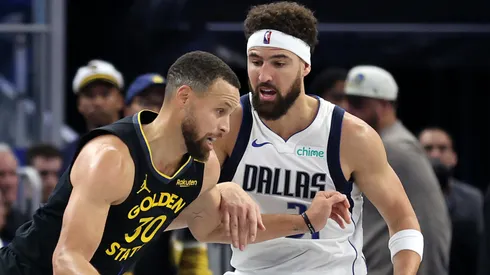 Stephen Curry y Klay Thompson.