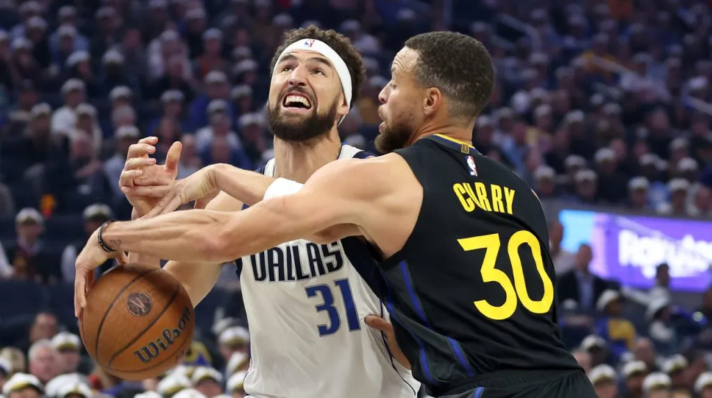 Klay Thompson y Stephen Curry. (Foto: Getty Images)