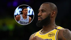 Ja Morant y LeBron James.