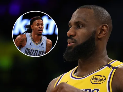 Golpeó a LeBron James por la espalda y terminó lesionándose