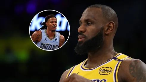 Ja Morant y LeBron James.