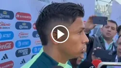 El delantero de Cruz Azul regresó a la Selección tras siete años.