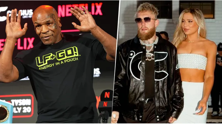La novia de Jake Paul se vio sorprendida con Mike Tyson.