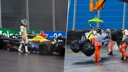 Williams sufrió graves acccidentes en el Gran Premio de Brasil