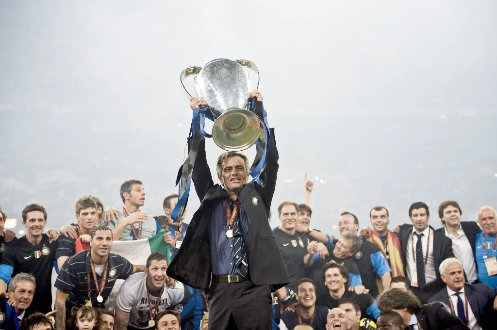 José Mourinho ganó la UEFA Champions League 2009/10 con el Inter de Milán (IMAGO)