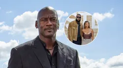 Michael Jordan LeBron y Savannah James.