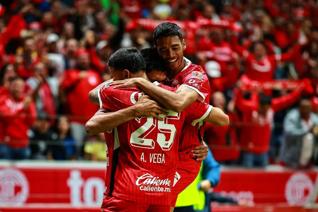 Toluca derrotó a América por 3-0 en el Estadio Nemesio Diez. (Getty Images)