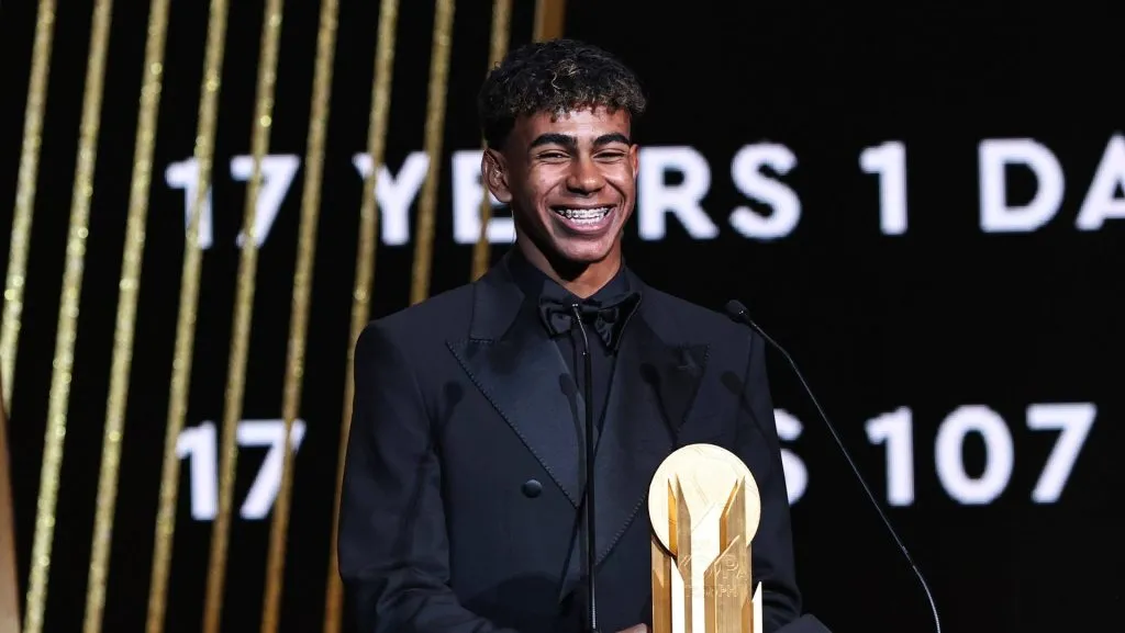 Lamine se quedó con el premio tras su temporada sensacional (IMAGO)