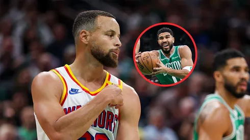 Stephen Curry y Jayon Tatum.