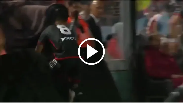 El duro golpe de cabeza que sufrió Maxi Mexa en Instituto vs. River Plate y preocupó a todos