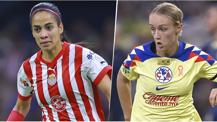 Chivas y América protagonizarán el Clásico Nacional en la Liga MX Femenil. (Getty Images)